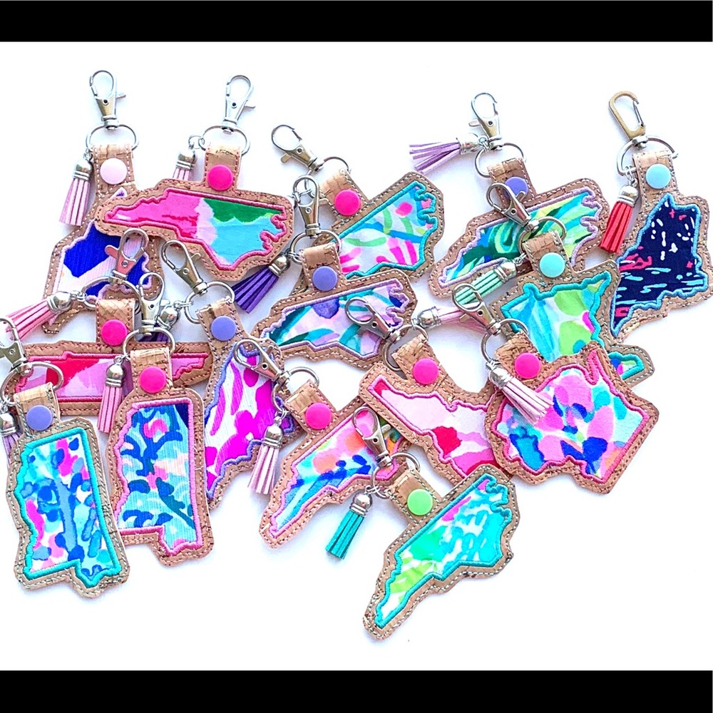 Lilly state key chain